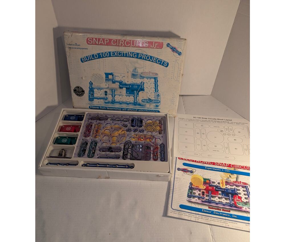 Elenco Snap Circuits Jr. SC-100 Electronics Educational Toy Kit